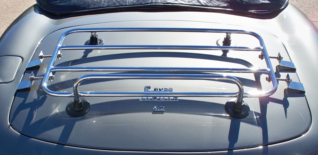 Jaguar removable car trunk luggage rack