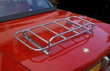 Fiat 124 Sports car trunk luggage rack