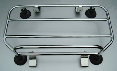 Removable VW Beetle car trunk luggage rack