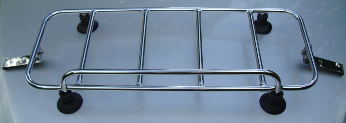 Removable car trunk luggage rack