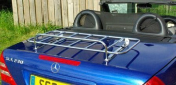 Mercedes car trunk luggage rack