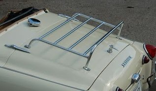 Triumph TR3 AMCO car trunk luggage rack